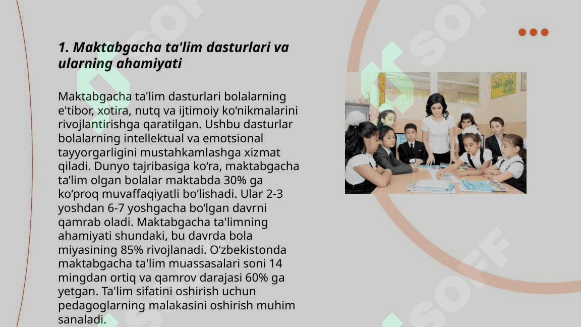 Bolalarni maktab ta'limiga tayyorlash dasturiy ta'minoti mexanizmlari 3