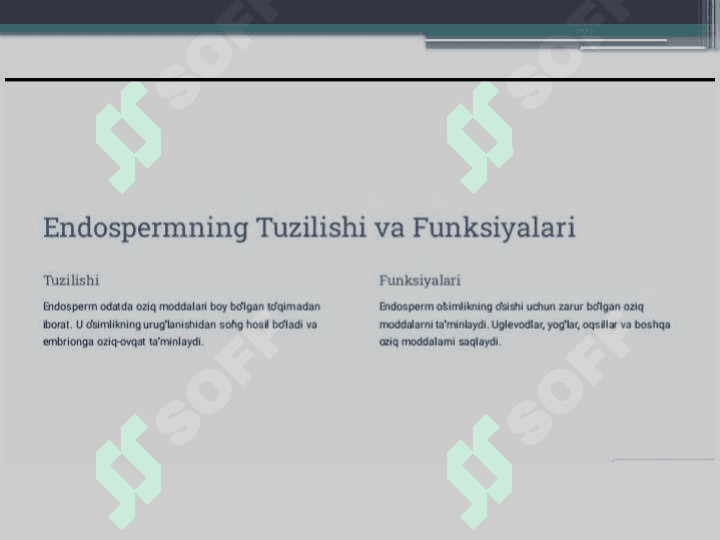 Urug‘larni tuzilishi va tiplari 4