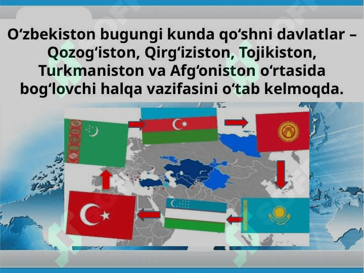 O'ZBEKISTON RESPUBLIKASINING TASHQI SIYOSATINI AMALGA OSHIRISH TIZIMINING SHAKLLANISH 4