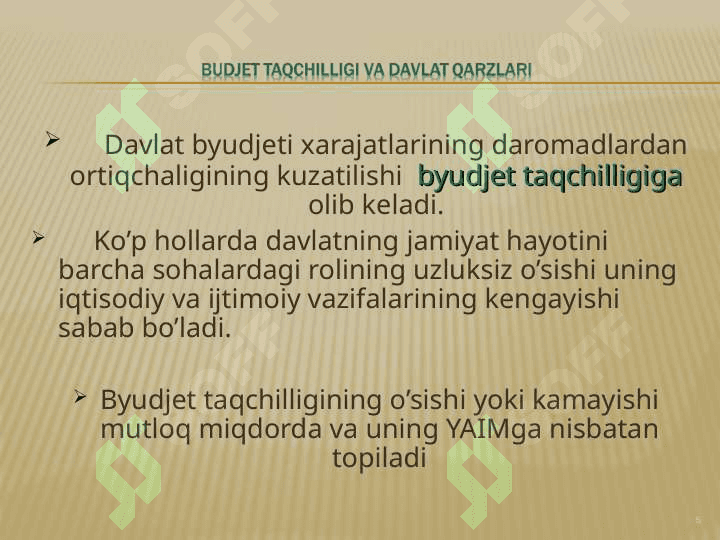 BUDJET TASHKILOTLARIDA MOLIYAVIY XISOBOTLAR 5