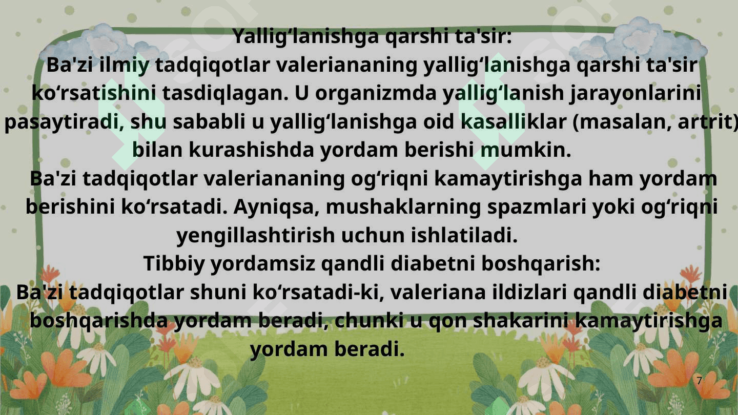 Sho’rlangan yerlarda uchraydigan dorivor o’simliklar 7