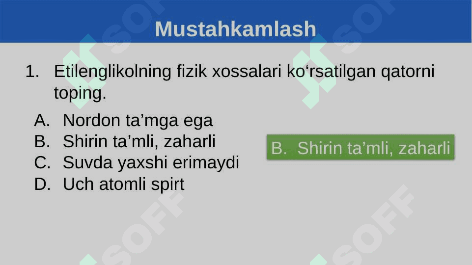 Fenollar va aromatik spirtlar 2