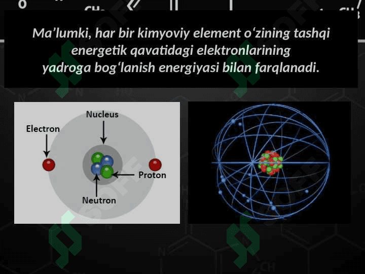 Kimyoviy elementlarningnisbiy elektrmanfiyligi 3