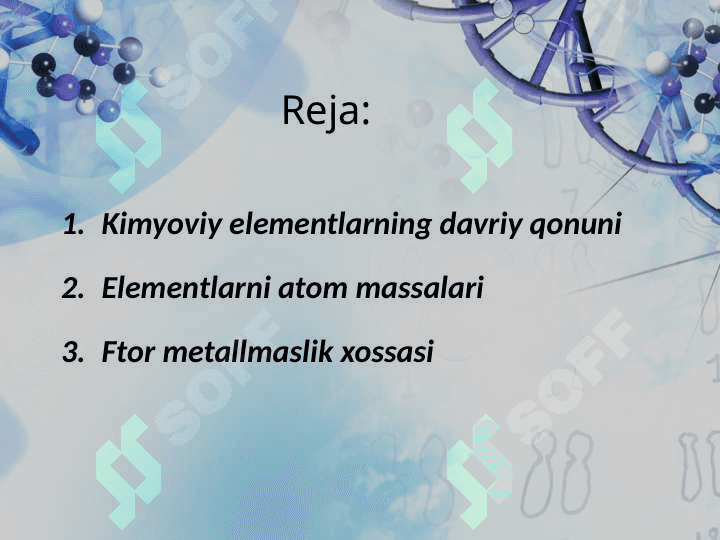 Kimyoviy elementlarningdavriy qonuni 2