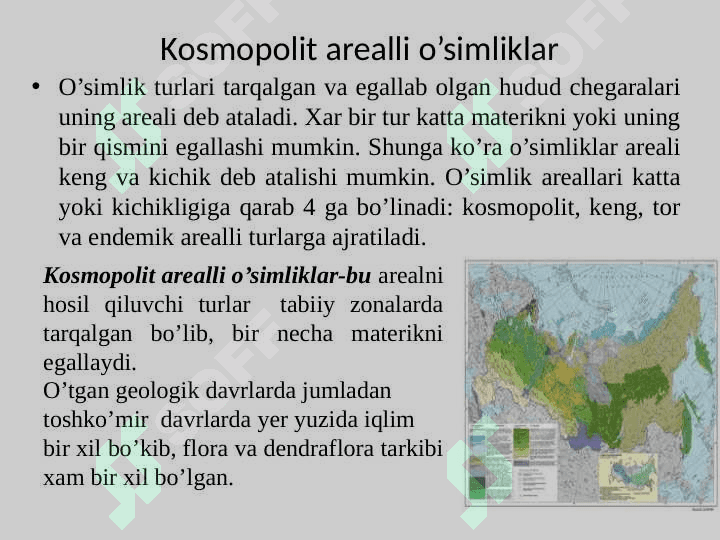 O’zbekiston florasi dorivor o’simliklari bioekologik xususiyatlari va tarqalish areali 6