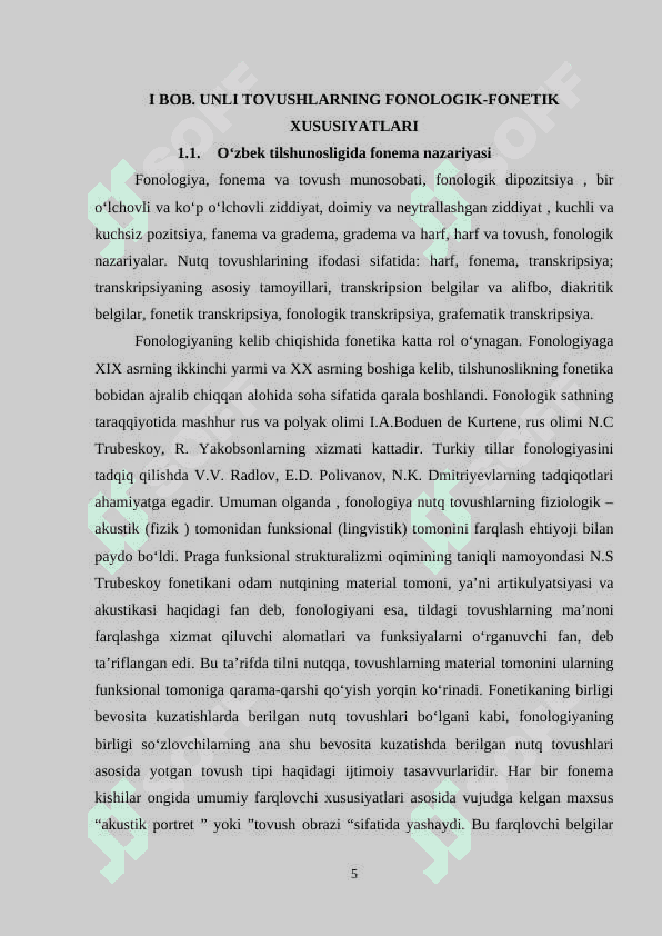 O‘zbek tilshunosligida unli tovushlarning  tasnifi masalasi 5