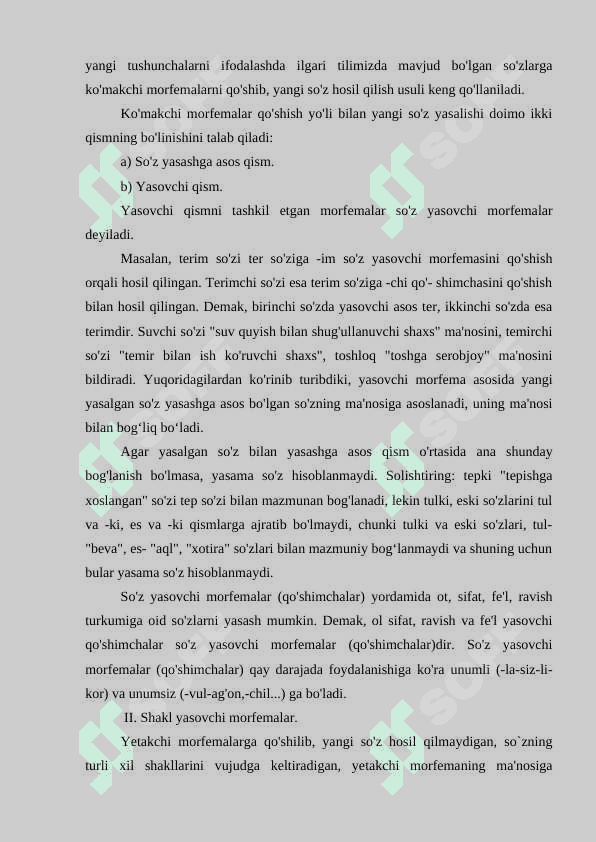 SO’ZNING MORFEM TARKIBIDAGI O’ZGARISHLAR 4