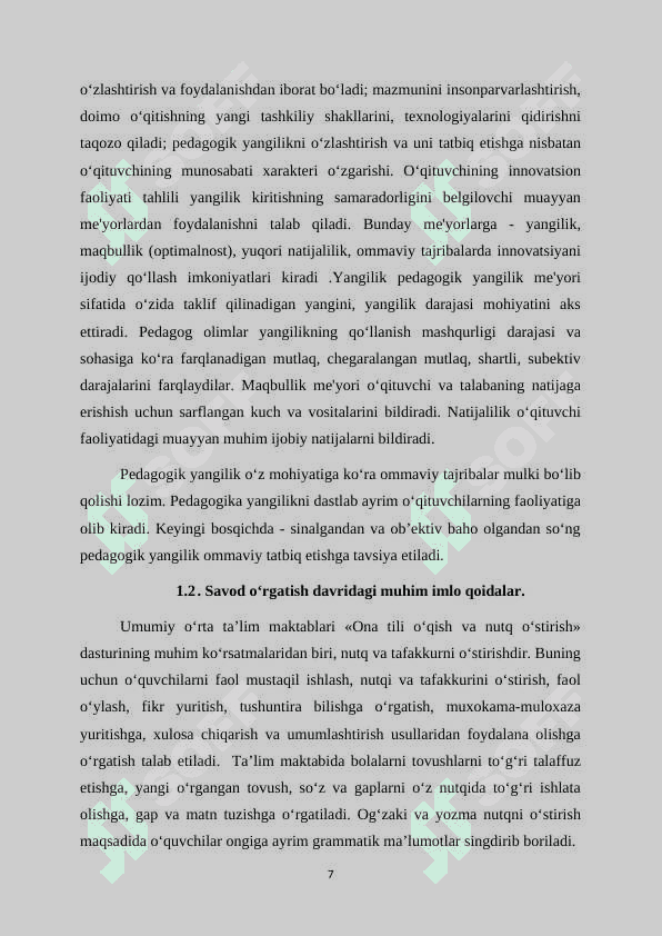 Boshlang‘ich sinf grammatika va imlo darslarida qiziqarli o‘yinlardan foydalanish 7