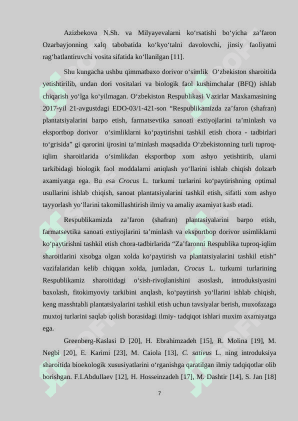 Ekma za'faron - Crocus sativus L. ni yetishtirish texnologiyasi 7