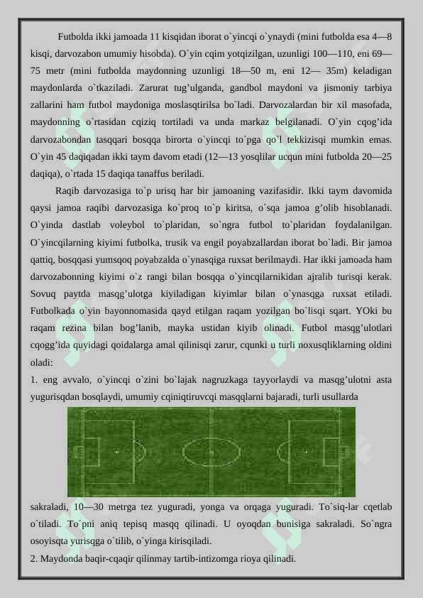 Futbol sporti turi 4