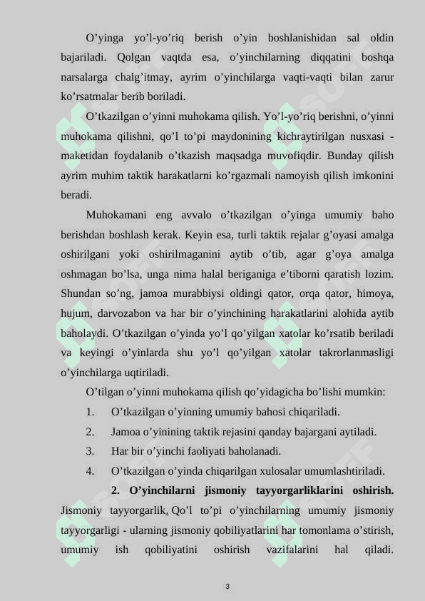Gandbol (qo’l to’pi) o’yinida tayyorgarlik turlarini o'rni va ahamiyati 3