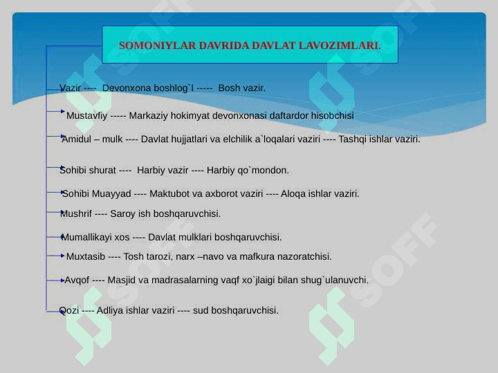 Somoniylar davlatida ijtimoiy iqtisodiy hayot 6