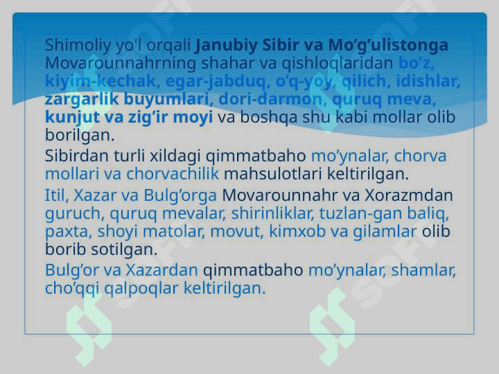 Somoniylar davlatida ijtimoiy iqtisodiy hayot 8