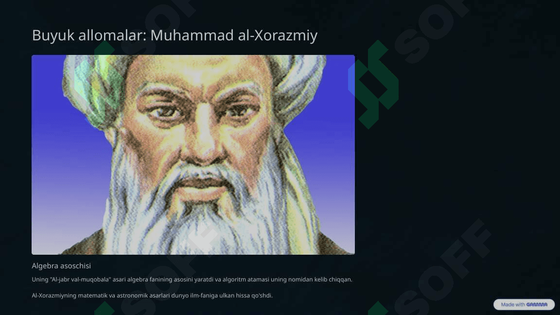 IX-XII asrlarda O'zbekiston hududida madaniy uyg'onish (Renessans) 4