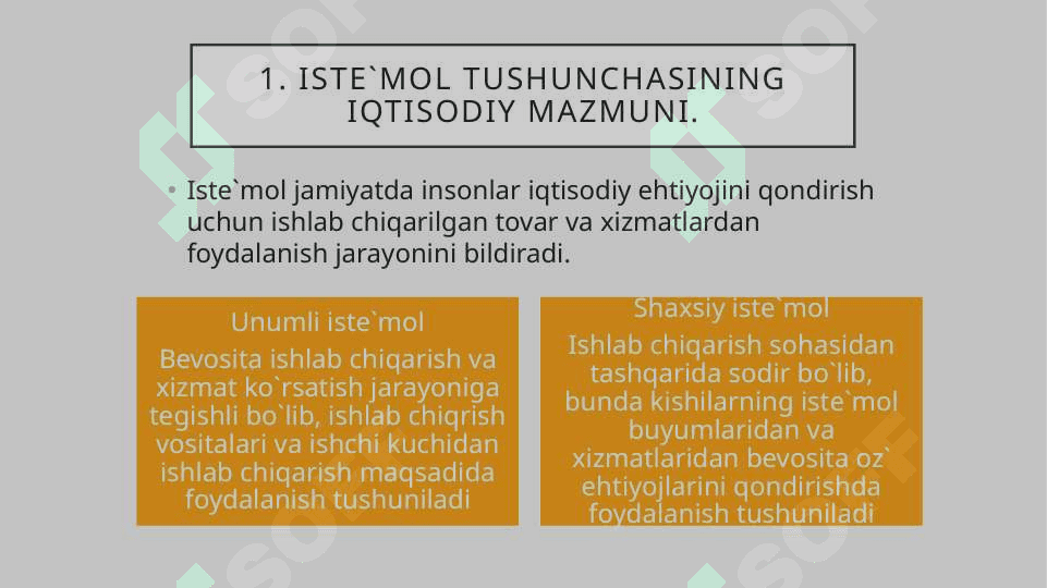 Iste`mol va jamg`arish funksiyalari 3