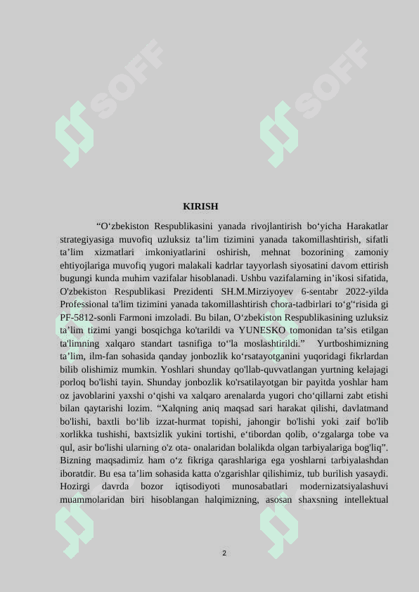 Yoshlarga oid davlat siyosati 2