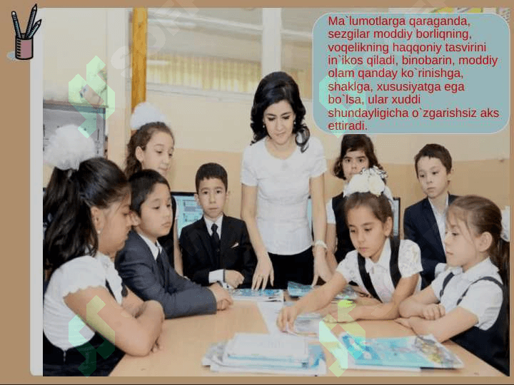 SEZGI TUG'RISIDA UMUMIY TUSHUNCHA 4