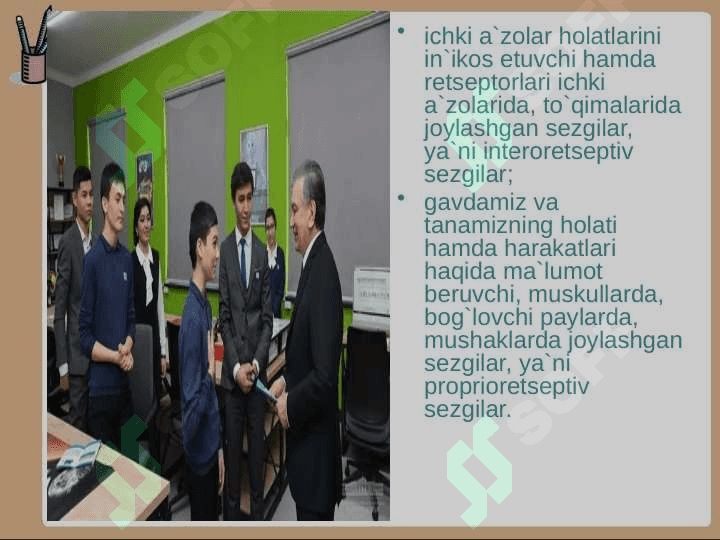 SEZGI TUG'RISIDA UMUMIY TUSHUNCHA 8