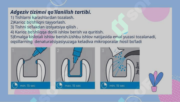 Universal adgeziv tizimlar. 7