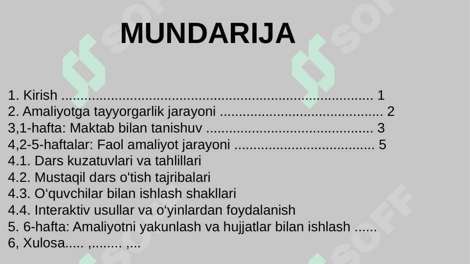 amaliyot uchun tayyor shablon 2