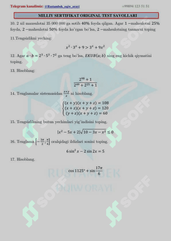 Matematika milliy sertifikat 2025.05.24 (orginal) 2