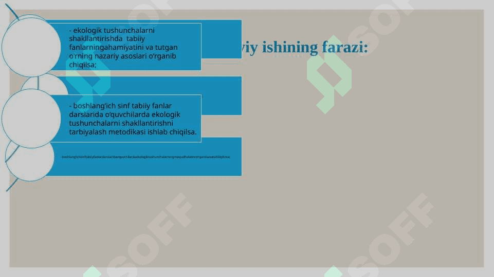 Boshlang ‘ich ta’lim tabiiy fanlar darslarida ekologik tushunchalarni shakllantirish 6