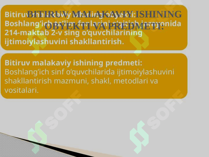 KICHIK MAKTAB YOSHIDAGI O‘QUVCHILAR IJTIMOIYLASHUVINI PEDAGOGIK QO‘LLAB QUVVATLASH 6