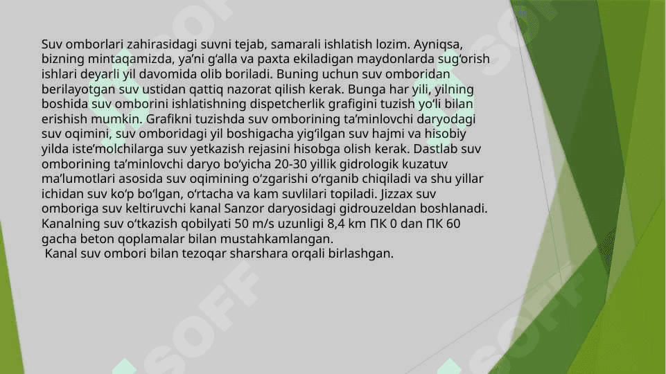 Jizzax suv Ombori 3