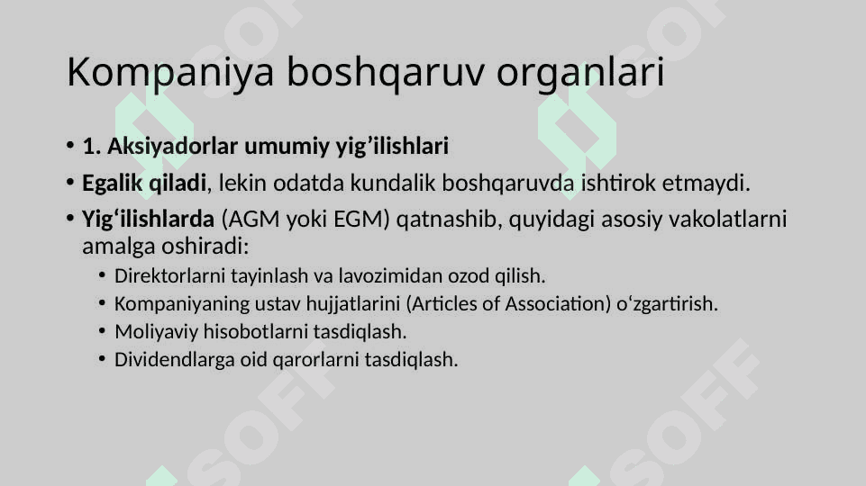 Kompaniyalar kapitali va biznesni moliyalashtirish 5
