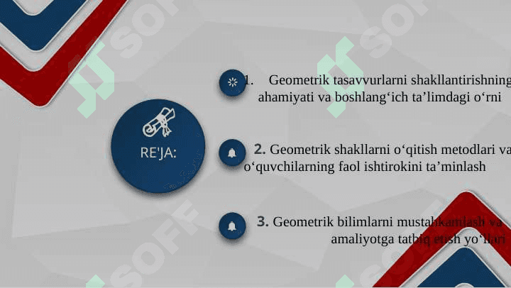 Boshlangʻich sinf matematika darslarida geometrik shakllarni oʻrgatish metodikasi 2