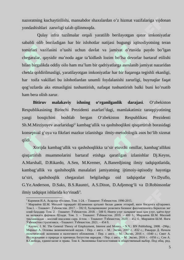 Yangi O‘zbekistonni “ijtimoiy davlat”ga aylantirish asosida kambag‘allikni qisqaritish 5
