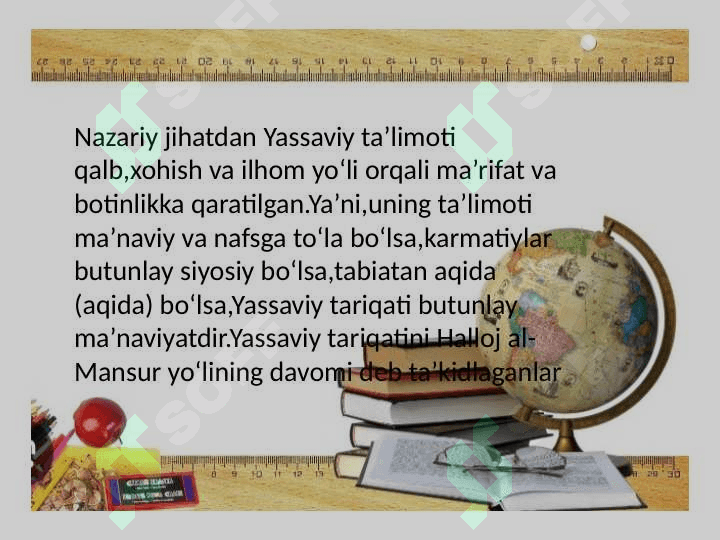 Mavzu: Markaziy Osiyodagi tariqatlar.Tasavvufda komil inson tushunchasi 8