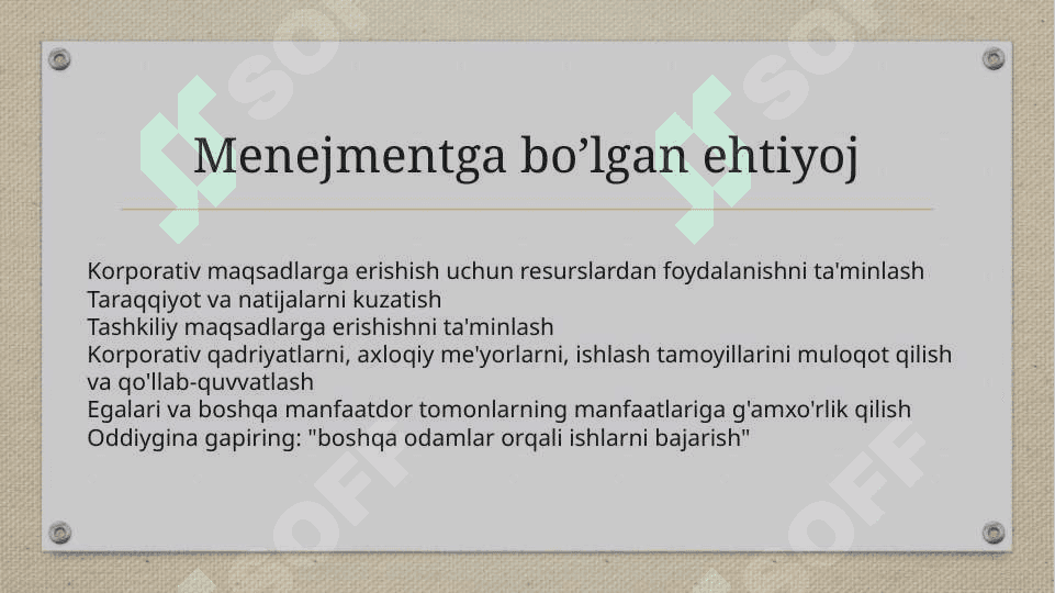 Odamlarni boshqarish 5