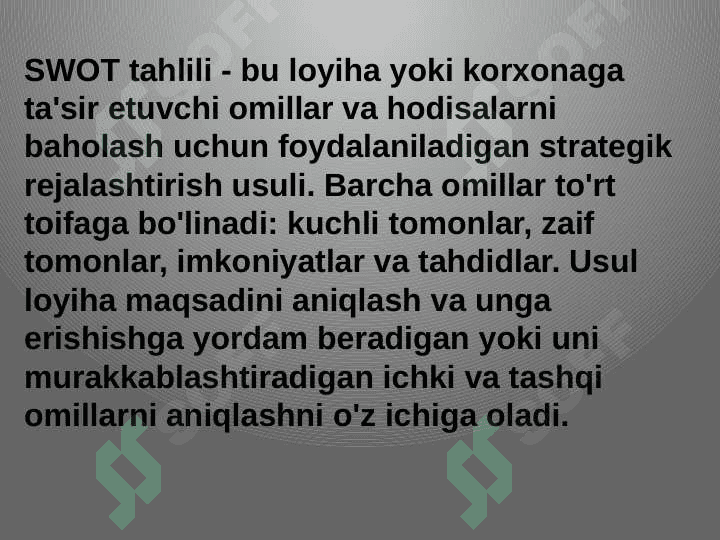 Apple kompaniyasining SWOT tahlili 2