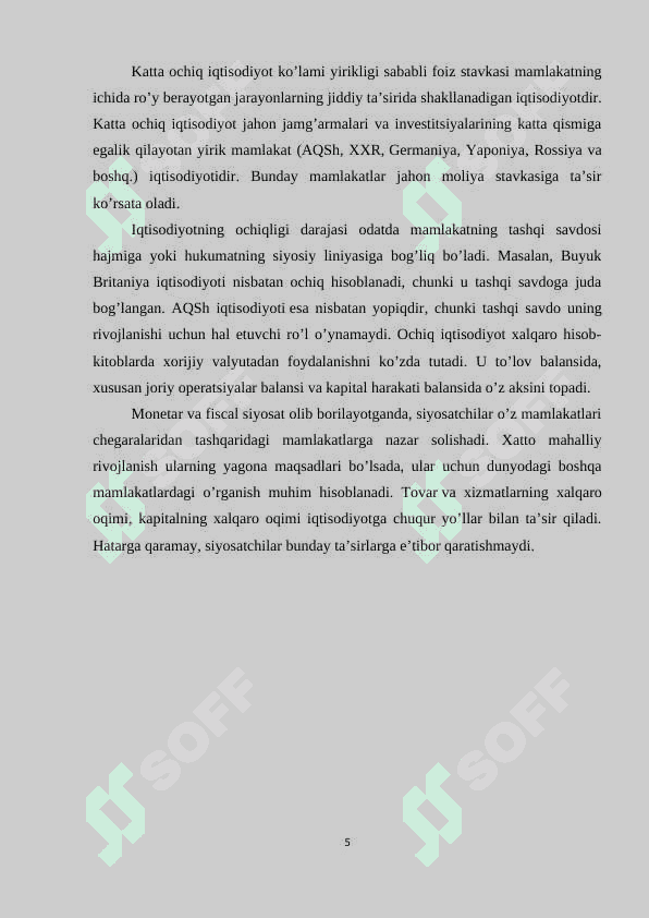 KICHIK OCHIQ IQTISODIYOT MODELI. 5