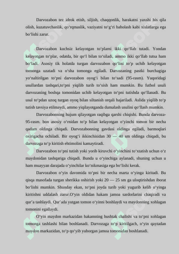Xakamlik qilish va maydon o‘lchamlari 8