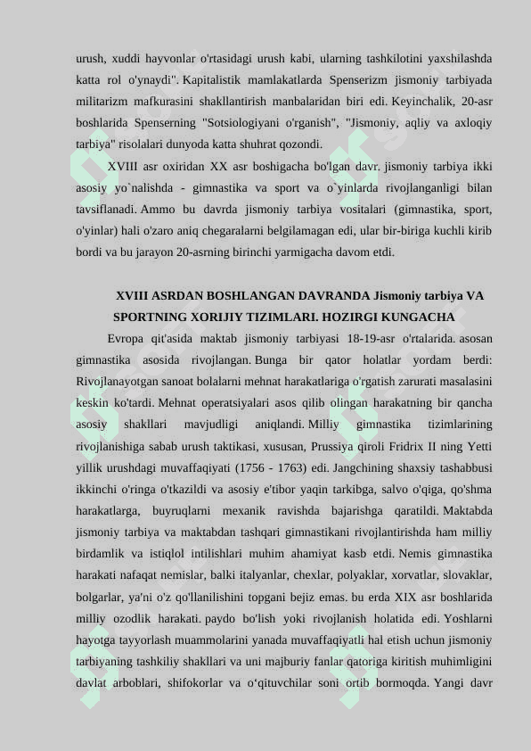 Xorijiy davlatlarda bolalarga jismoniy tarbiya berish tizimining rivojlanishi 3
