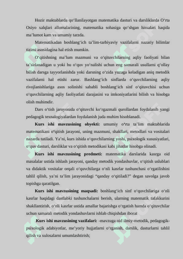 BOSHLANG‘ICH SINF O‘QUVCHILARINI O‘NLI KASRLAR BILAN TANISHTIRISH METODIKASI 4