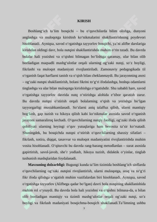 SAVOD O‘RGATISHGA TAYYORLOV BOSQICHIDA NUTQ O‘STIRISHNING NAZARIY ASOSLARI 3