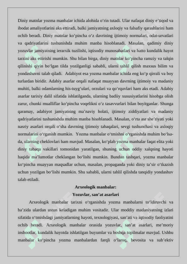 Arab tilli manbalar Yaqin Sharq tarixiga oid muhim manba 25 3