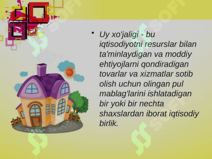 Uy xo‘jaliklari moliyasi 3