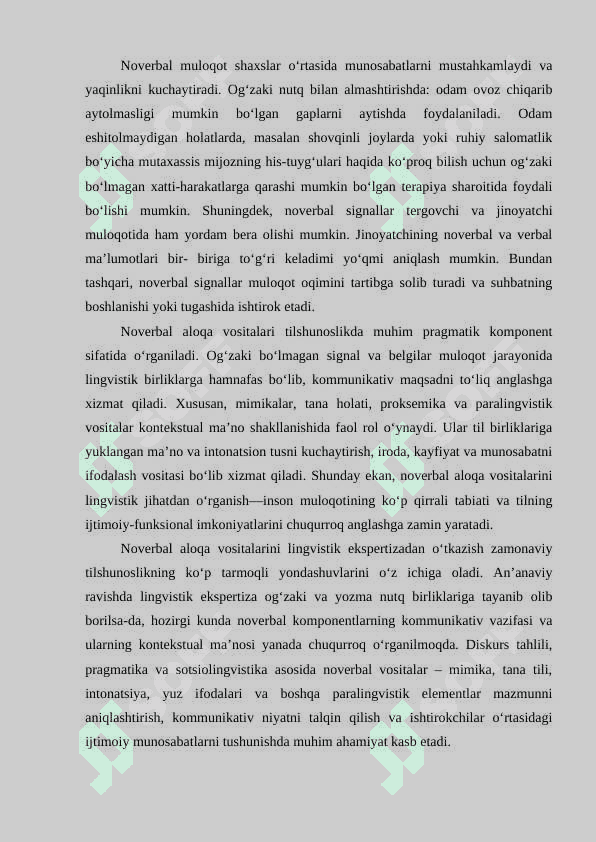 NOVERBAL VOSITALARNING LINGVISTIK EKSPERTIZASI 4