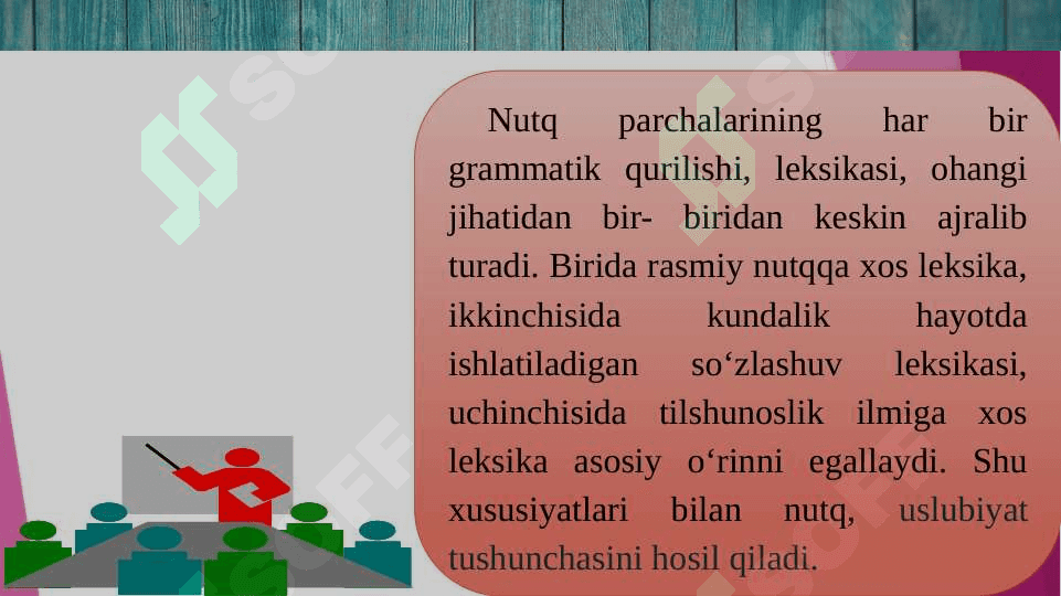 Nutq madaniyati va uslubiyat. O‘zbek tilining vazifaviy uslublari 4
