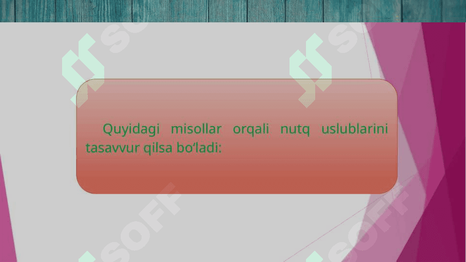 Nutq madaniyati va uslubiyat. O‘zbek tilining vazifaviy uslublari 5