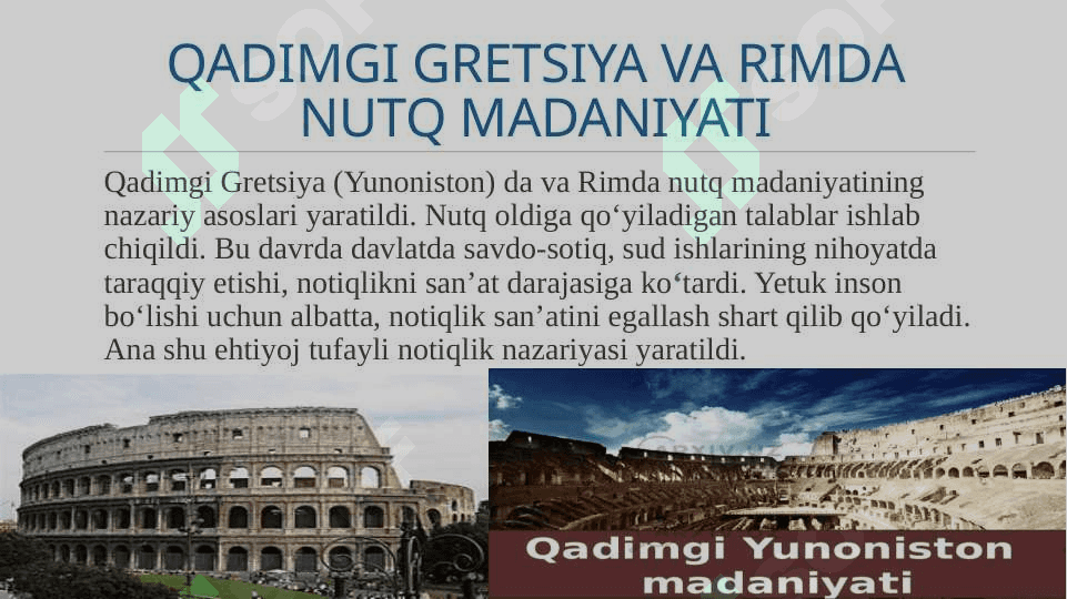 NUTQ MADANIYATI VA NOTIQLIK SAN’ATI TARIXI 5