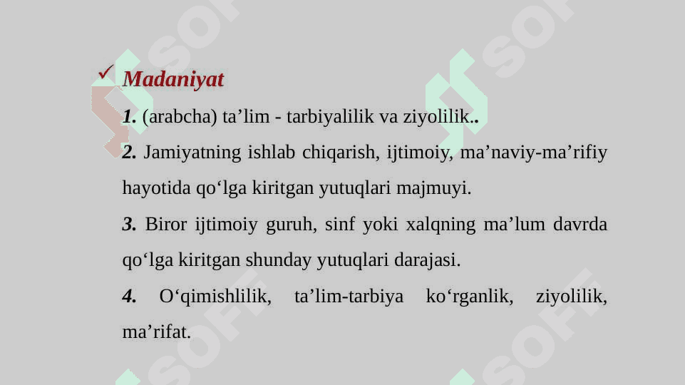 Nutq madaniyati kursining maqsadi va vazifalari. Nutq faoliyati 5