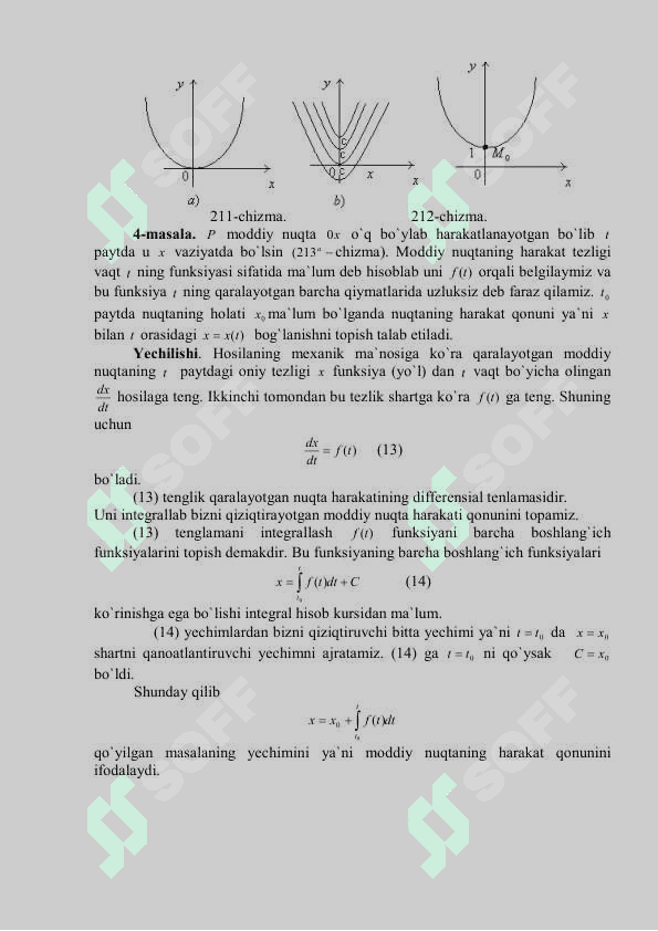 Differensial tenglamalar nazariyasining asosiy tushunchalari 6