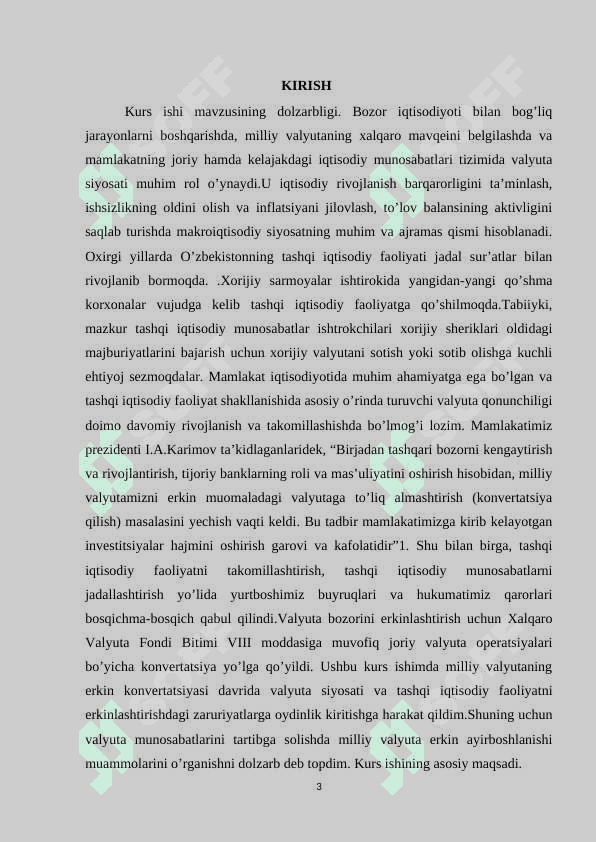 O'zbekiston Respublikasi  valyuta siyosati. 3