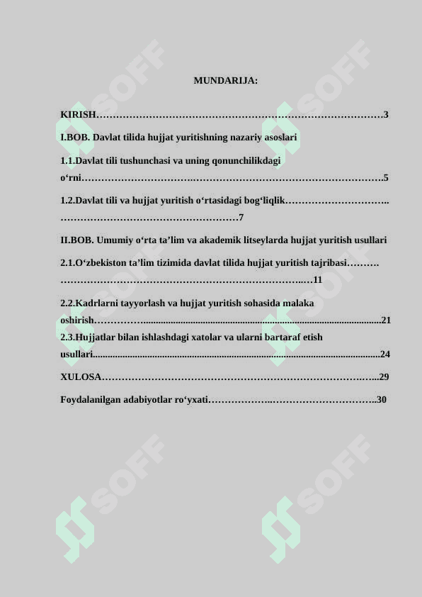 Umumiy o’rta ta’lim hamda akademik litseylarda davlat tilida ish yuritishga oid hujjatlar bilan ishlash usullari 2