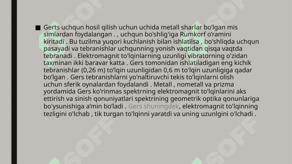 Gers viberatori Yorug’lik interferensiyasini kuzatish usullari 4